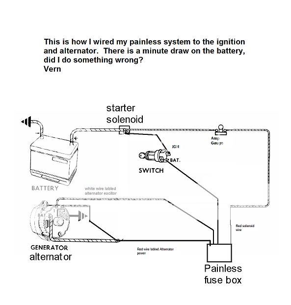 Alternator Ignition Wiring Photo by 53monster | Photobucket