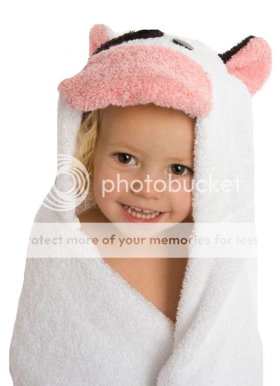Personalized Cow Hooded Towel