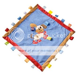 Taggies Buddy the Dog 16" by 16" blanket