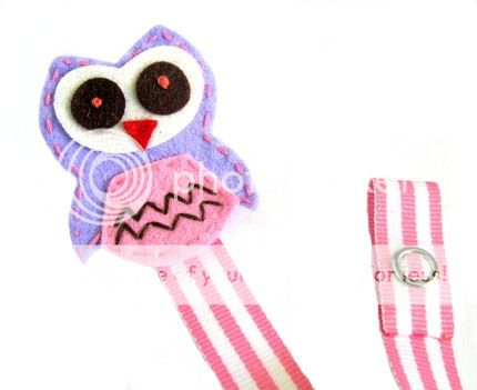 Felt Pacifier Clip Holder