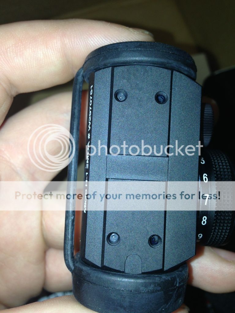 New Aimpoint didnt come with mounting screws?